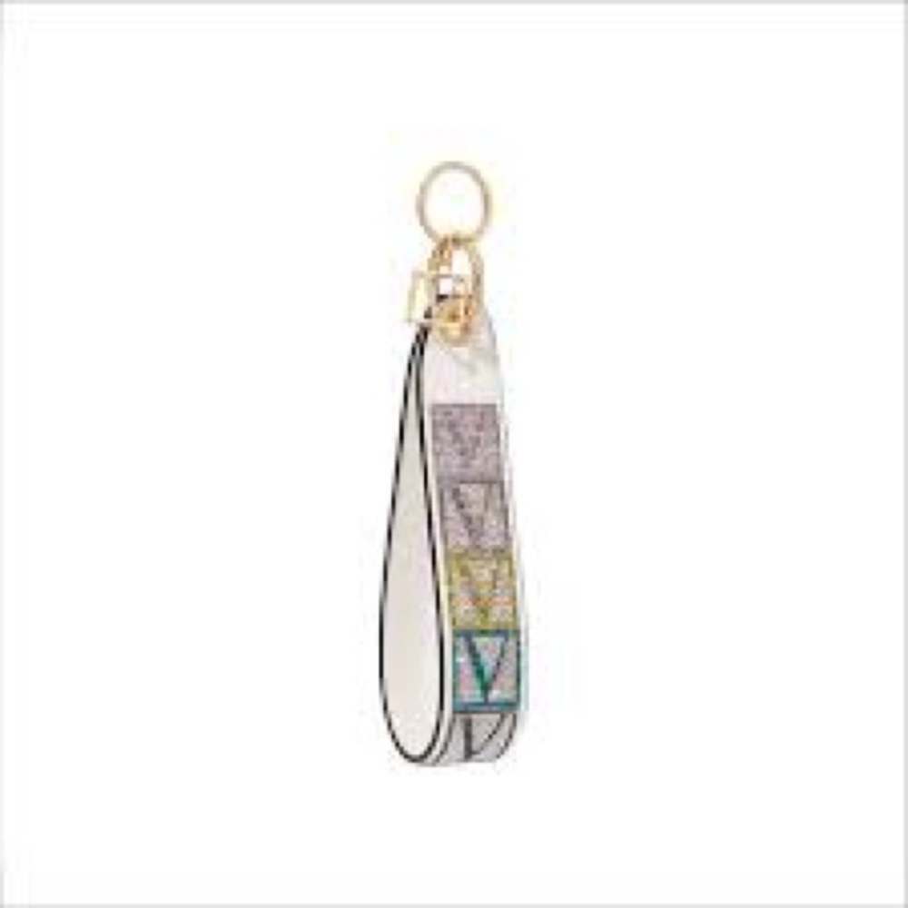 Victoria’s Secret colorful rhinestone keychain fob